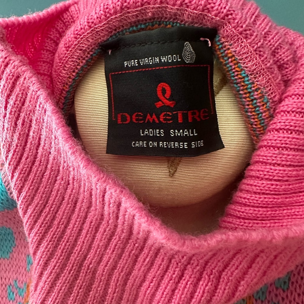 Vintage Demetre 80s Wool Sweater